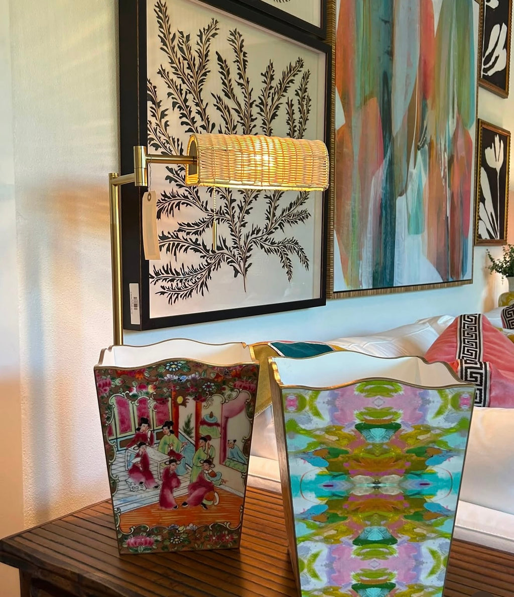 Laura Park Palm Beach Wastepaper Basket