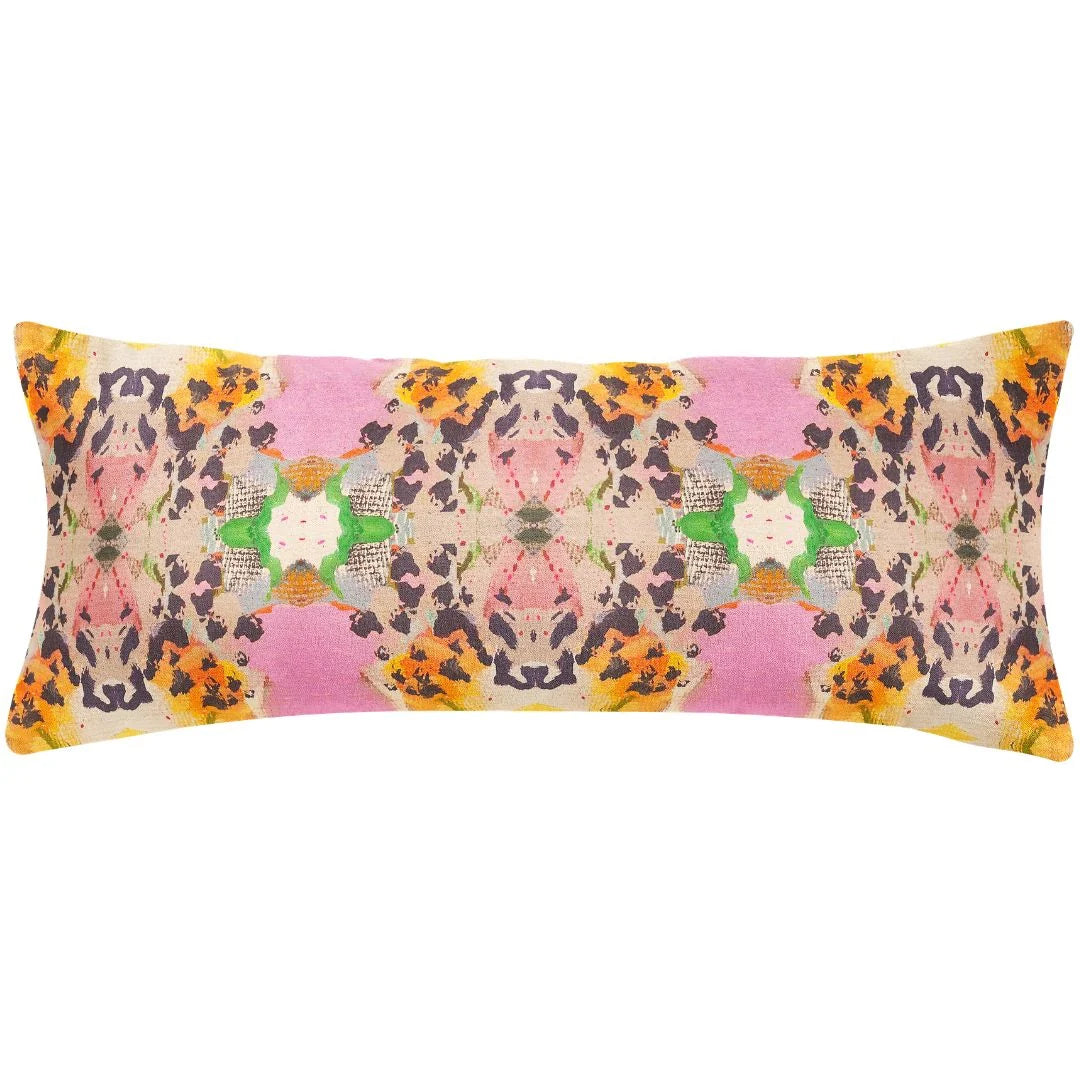 Tiger Lily Decorative Lumbar Pillow