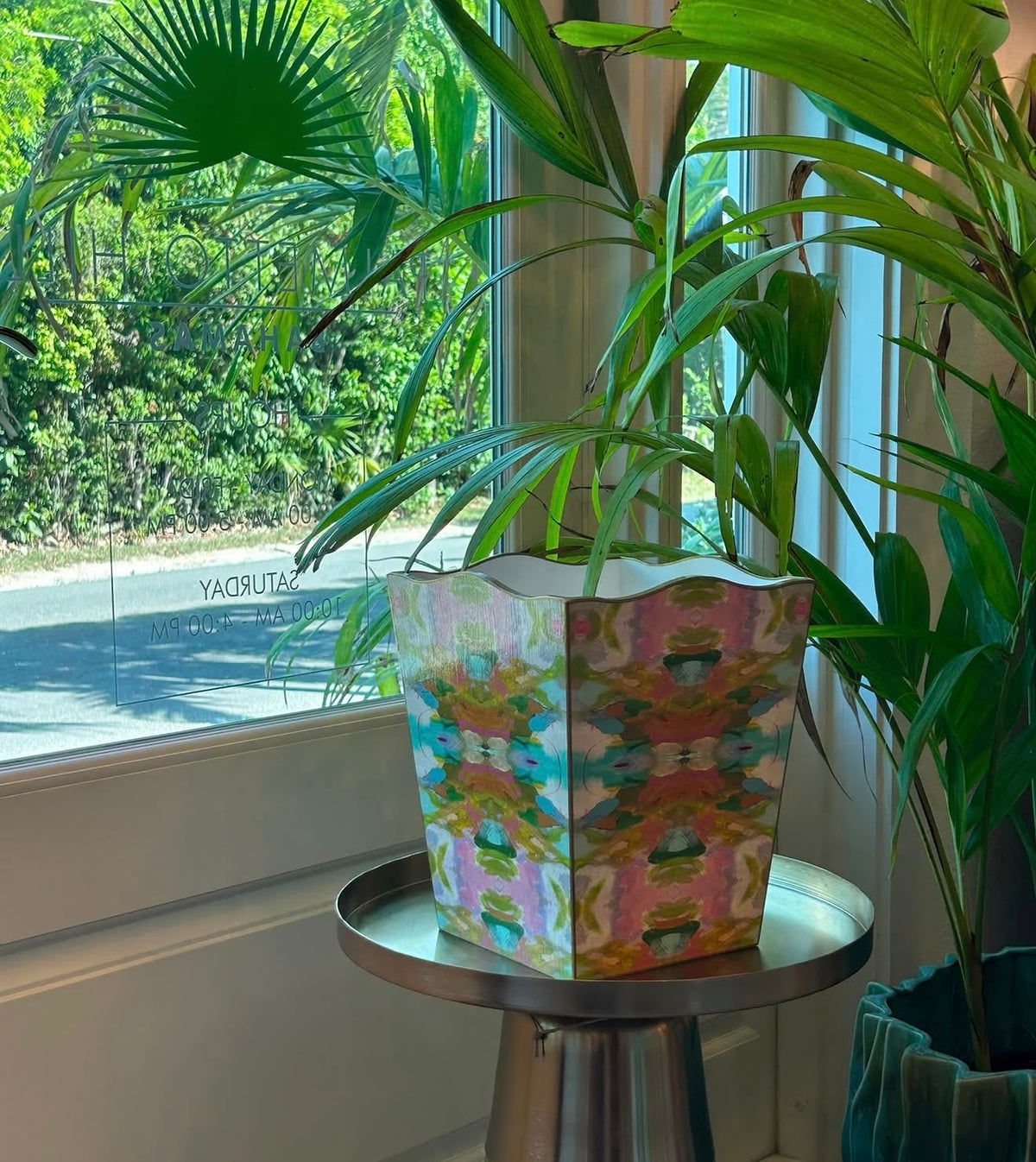 Laura Park Palm Beach Wastepaper Basket