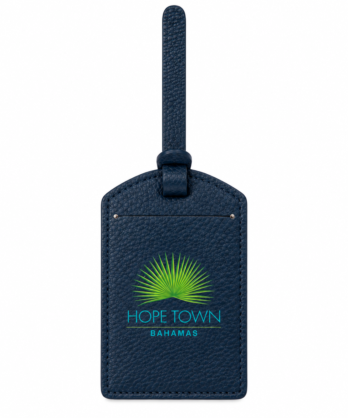 Hope Town Luggage Tag in Navy