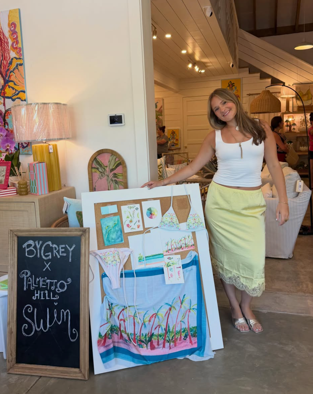 Hope Town Sarong Scarf - Beach Scene